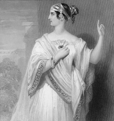 Una nobildonna romana, c.1845 da English School